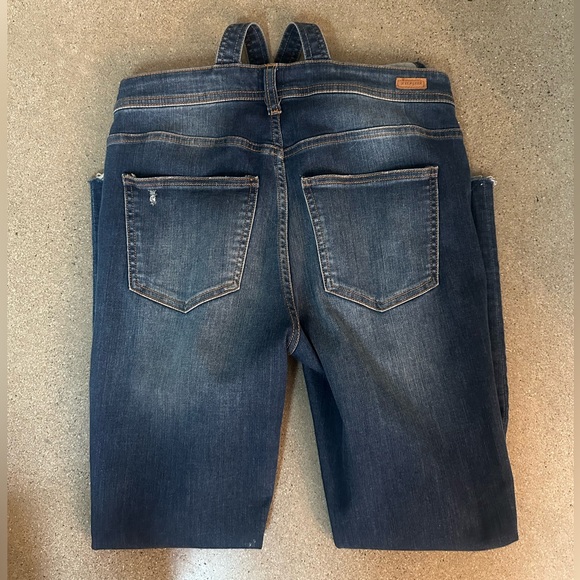 Sneak Peek Distressed Bib Overalls - Picture 5 of 7